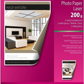 SIGEL Farblaser-Papier A4 LP142 170g,glossy, weiss 100 Blatt