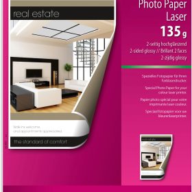 SIGEL Photo Paper Laser A4 LP341 135g glossy doppels.200 Bl.