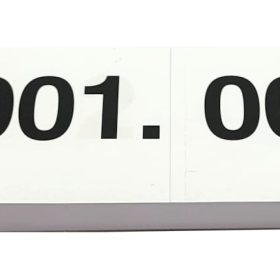 SIMPLEX Garderobenblock 1-100 13070 weiss 100 Blatt