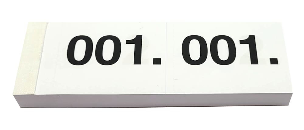 SIMPLEX-13070-7611468130708 SIMPLEX Garderobenblock 1-100 13070 weiss 100 Blatt – Hochwertig & günstig bei ShopDeca