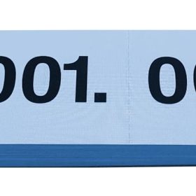 SIMPLEX Garderobenblock Nr. 1-100 13075 blau 100 Blatt