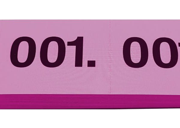SIMPLEX Garderobenblock 1-100 13076 pink 100 Blatt