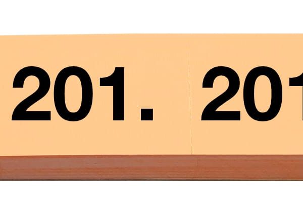 SIMPLEX Garderobenblock 201-300 13087 orange 100 Blatt