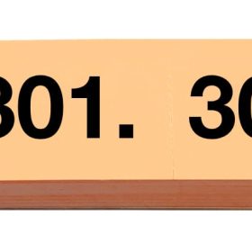 SIMPLEX Garderobenblock 301-400 13094 orange 100 Blatt