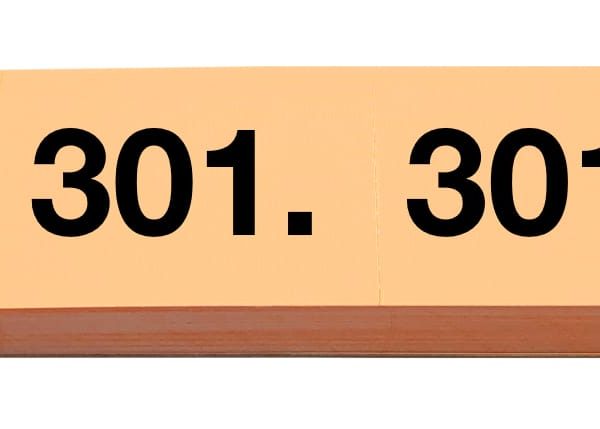 SIMPLEX Garderobenblock 301-400 13094 orange 100 Blatt