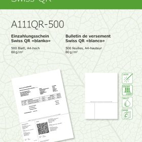 SIMPLEX Simfacture Swiss QR FSC A4 A111QR-500 univ.perforiert, 80g 500 Blatt