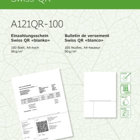 SIMPLEX Simfacture Swiss QR FSC A4 A121QR-100 univ.perforiert,90g 100 Blatt