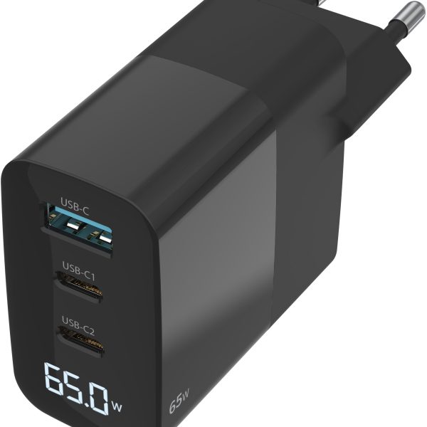 SITECOM 65W PD Wall Charger CH-1002 with LED display