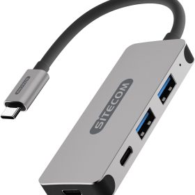 SITECOM USB-C Hub 4 Port CN-384 2x USB 3.1-A + 2x USB-C 5Gbps