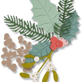 SIZZIX Stanzformen Winterlaub 662571 8er Set