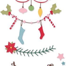 SIZZIX Stanzformen Weihnachtsbord. 664701 14er Set