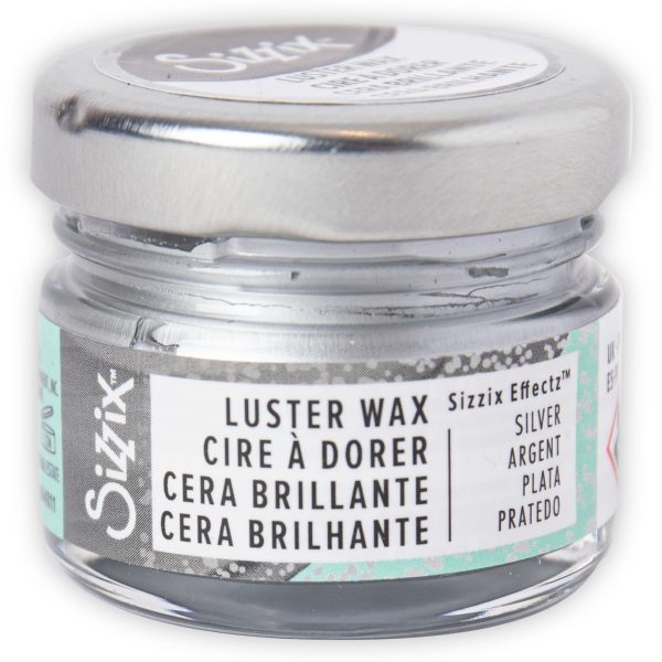 SIZZIX Glanzwachs 664811 Silber 20ml