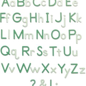 SIZZIX Stanzformen Alpha-numerisch 665335 92 Teile