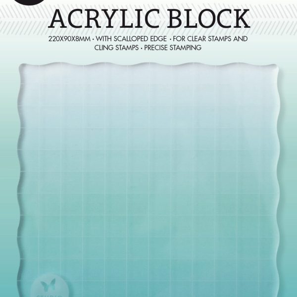SIZZIX Acryl-Stempelblock 12x12x0.8cm ASB04