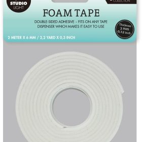 SIZZIX Schaumklebeband 0.3cm FOAMT04 doppelseitig 2 Meter