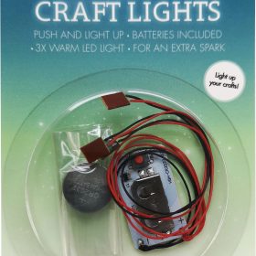 SIZZIX Bastelleuchten 15x10x1cm LED02 warm weiss 3 LED