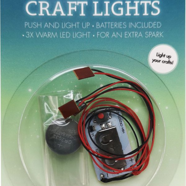 SIZZIX Bastelleuchten 15x10x1cm LED02 warm weiss 3 LED