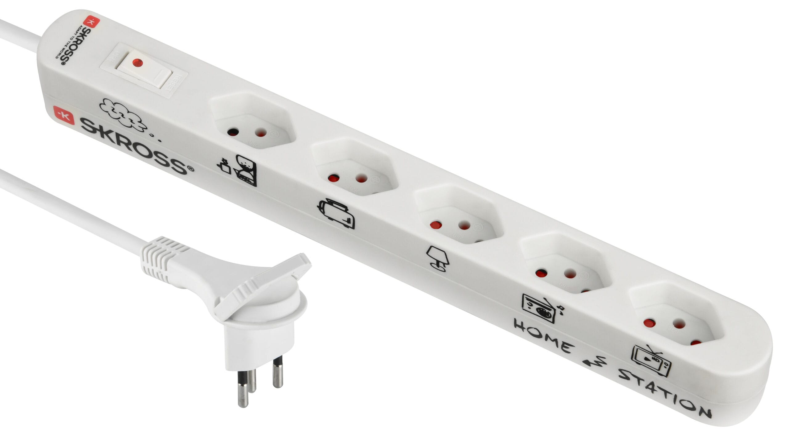 SKROSS-69.51300-7611453513004 SKROSS Home Station Retail 69.51300 5xTyp13 white – Hochwertig & günstig bei ShopDeca