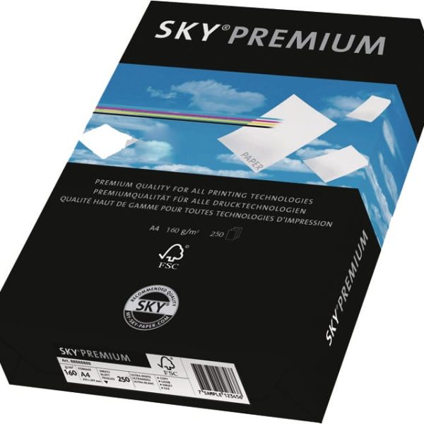 SKY Premium Papier A3 88233205 160g, weiss 250 Blatt