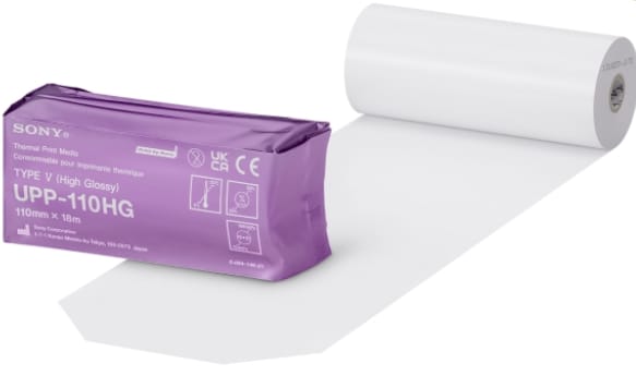 SONY Fotopapier Thermo 110mmx18m UPP-110HG glossy, 240 prints