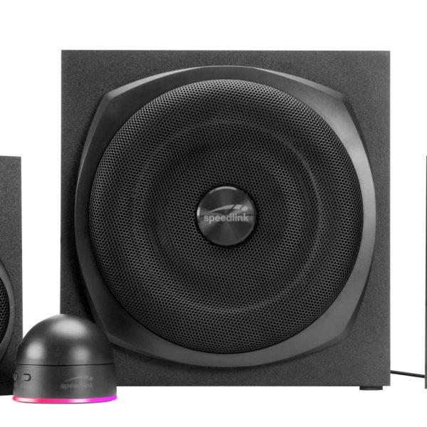 SPEEDLINK GRAVITY LT 2.1 SL-820009-BK Subwoofer System, Black
