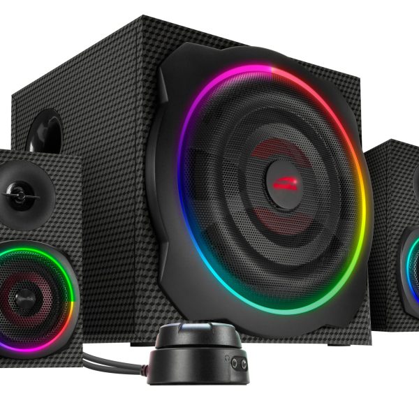SPEEDLINK Gravity Carbon RGB 2.1 SL-830100-BK Subwoofer System black