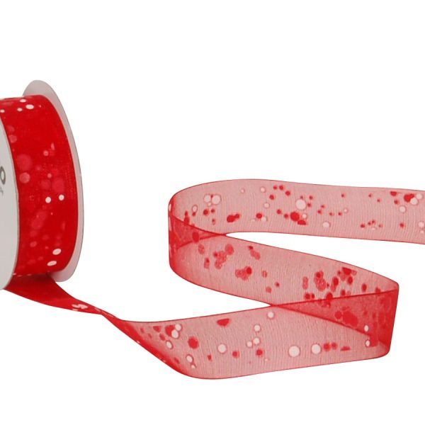 SPYK Band Cubino 15mm/4m 1187.1557 rot/weiss Puntillo