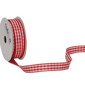 SPYK Band Cubino Vichy 1746.0964 9mmx4m rot-weiss