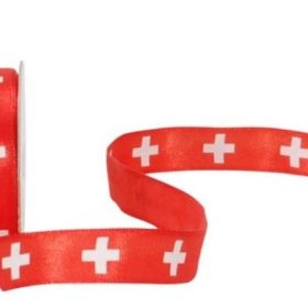 SPYK Band Cubino 15mm/4m 2060.1564 rot/weiss Helvetica