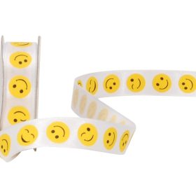SPYK Band Cubino 15mm/4m 2198.1564 weiss/gelb Smiling