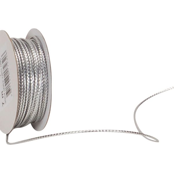 SPYK Kordel Cubino Lurexa 3504.0052 1mmx7m silber