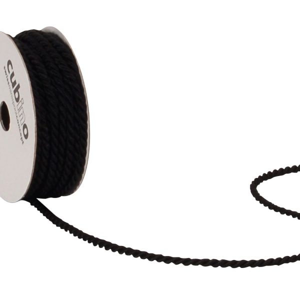 SPYK Seidenkordel Cubino 3525.0057 3mmx5m schwarz