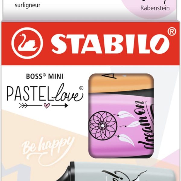 STABILO BOSS MINI Pastell 2.0 07/03-59 Etui 3 Stk.
