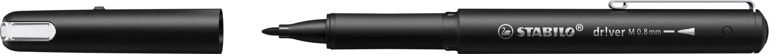 STABILO-1089-46-4006381614184 STABILO Fineliner driver medium 0.8mm 1089/46 schwarz – Bild 1