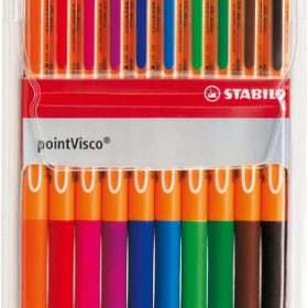 STABILO pointVisco Gelschreiber 0.5mm 1099/10 10 Farben ass.