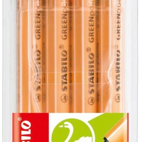 STABILO Faserschr. GREENpoint 0,8mm 6088/4 Etui mit 4 Farben