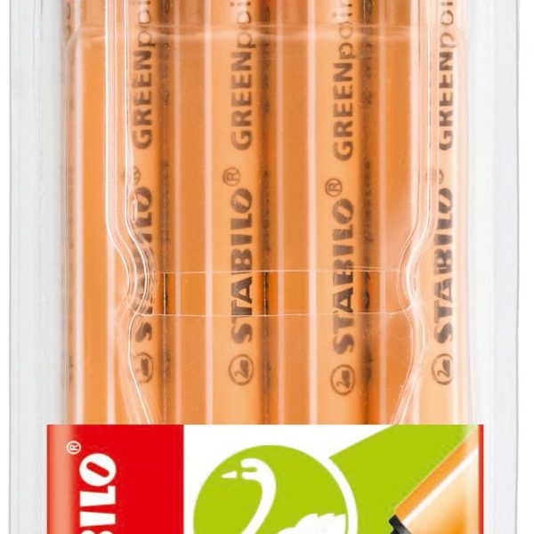 STABILO Faserschr. GREENpoint 0,8mm 6088/4 Etui mit 4 Farben
