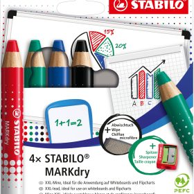 STABILO Whiteboardmarker MARKdry 648/4 4er Etui