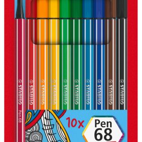 STABILO Fasermaler Pen 68 1mm 68/10 10 Farben ass.