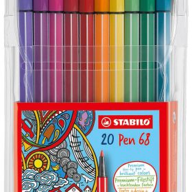 STABILO Fasermaler Pen 68 1mm 68/20 20 Farben ass.