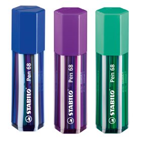 STABILO Fasermaler Pen 68 1mm 6820-1 20 Farben Big Pen