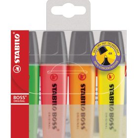 STABILO Boss Leuchtmarker Original 70/4 4 Farben ass.