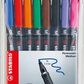 STABILO OHP Pen permanent M 843/8 8er Etui