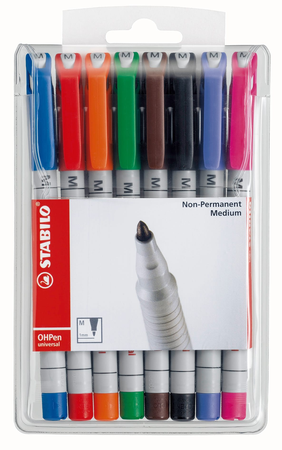 STABILO-853-8-4006381114967 STABILO OHP Pen non-perm. M 853/8 8er Etui – Hochwertig & günstig bei ShopDeca