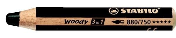 STABILO Farbstifte Woody 3 in 1 880/750 schwarz