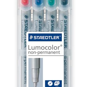 STAEDTLER Lumocolor non-perm. S 311 WP4 4 Farben ass.
