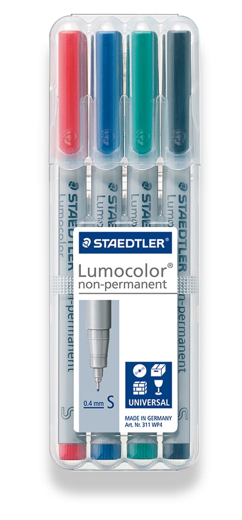STAEDTLER-311-WP4-4007817307748 STAEDTLER Lumocolor non-perm. S 311 WP4 4 Farben ass. – Hochwertig & günstig bei ShopDeca