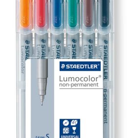 STAEDTLER Lumocolor non-perm. S 311-WP6 6 Farben ass.