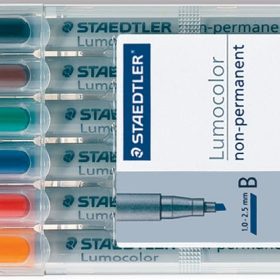 STAEDTLER Lumocolor non-perm. B 312 WP6 6 Farben ass.