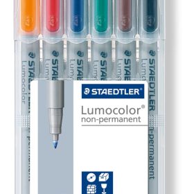 STAEDTLER Lumocolor non-perm. F 316-WP6 6 Farben ass.